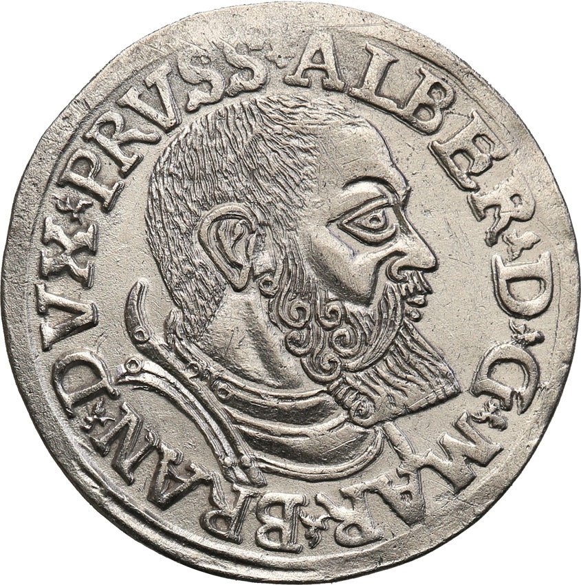 Prusy Książęce. Albrecht Hohenzolern. Trojak (3 grosze) 1539, Królewiec